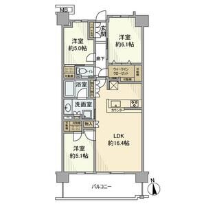 3LDK 間取り図