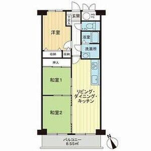 3LDK 間取り図