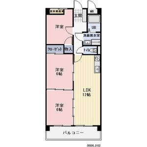 3LDK 間取り図