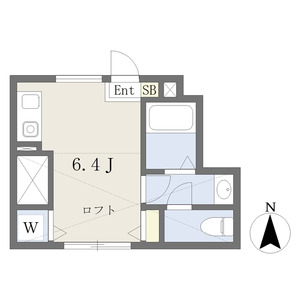 ワンルーム 間取り図
