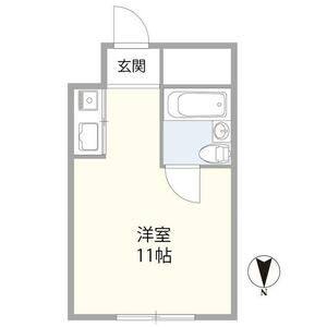 ワンルーム 間取り図