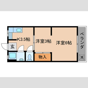 2K 間取り図