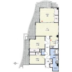 3LDK 間取り図