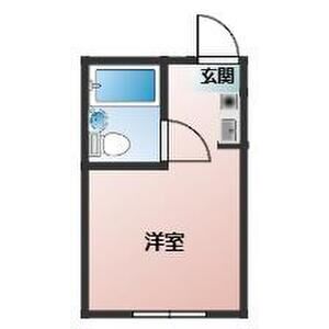 ワンルーム 間取り図