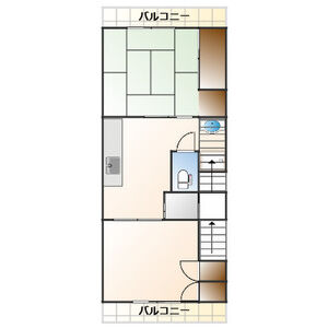 2DK 間取り図