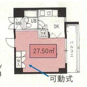 1DK 間取り図