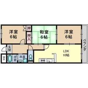 3LDK 間取り図