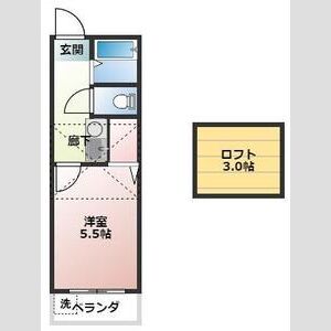 ワンルーム 間取り図