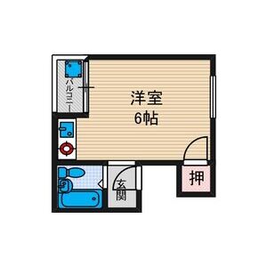 ワンルーム 間取り図