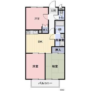 3DK 間取り図