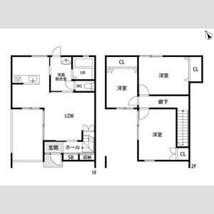 3LDK 間取り図