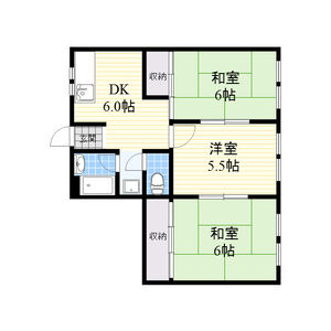 3DK 間取り図