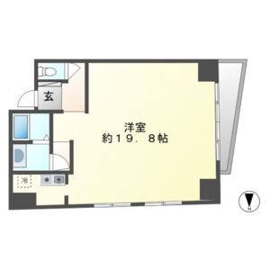 ワンルーム 間取り図