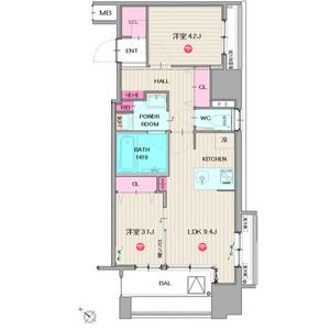 ワンルーム 間取り図