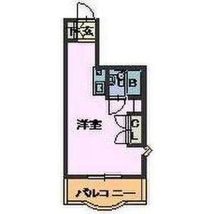 ワンルーム 間取り図