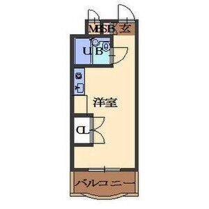 ワンルーム 間取り図
