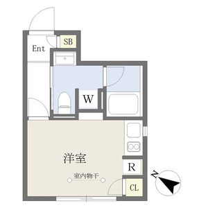 ワンルーム 間取り図