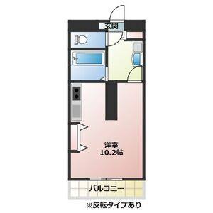 ワンルーム 間取り図