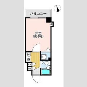 ワンルーム 間取り図