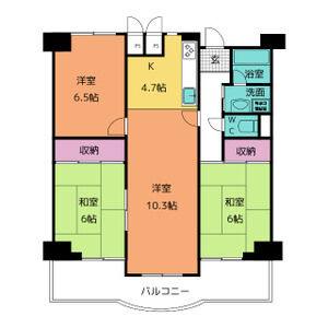 3LDK 間取り図