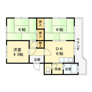 3DK 間取り図