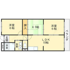 3LDK 間取り図