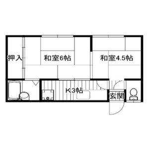 2K 間取り図
