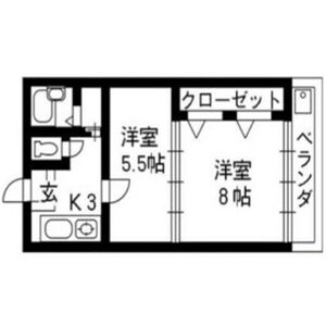 2K 間取り図