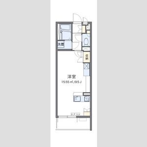 ワンルーム 間取り図