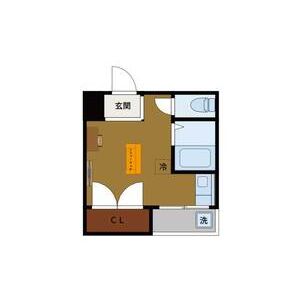 ワンルーム 間取り図