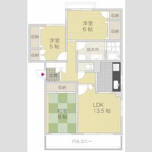 3LDK 間取り図