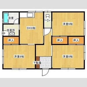 3DK 間取り図