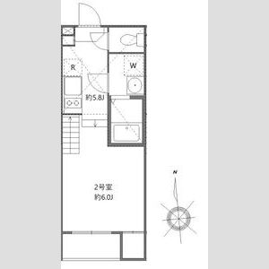 ワンルーム 間取り図
