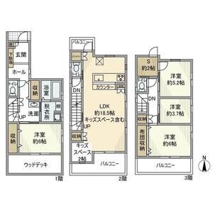4LDK 間取り図