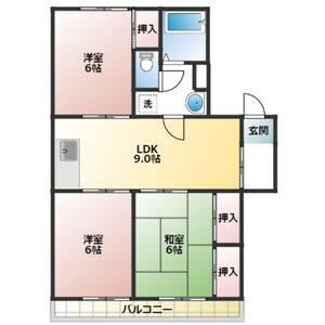 3LDK 間取り図