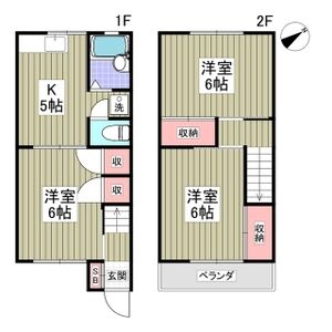 3K 間取り図