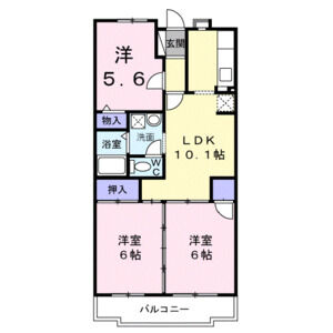 3LDK 間取り図