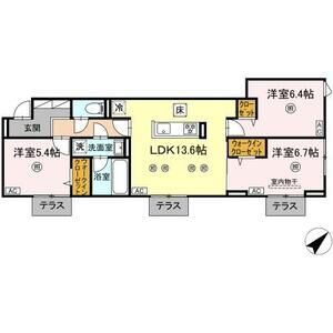 3LDK 間取り図