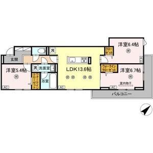 3LDK 間取り図