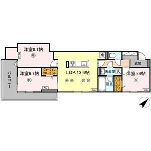 3LDK 間取り図