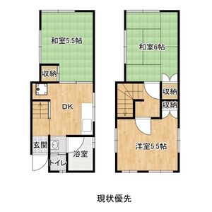 3DK 間取り図