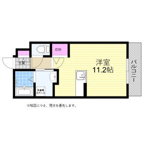 ワンルーム 間取り図