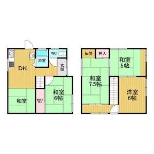 5DK 間取り図
