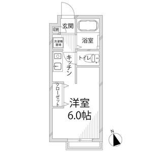 ワンルーム 間取り図