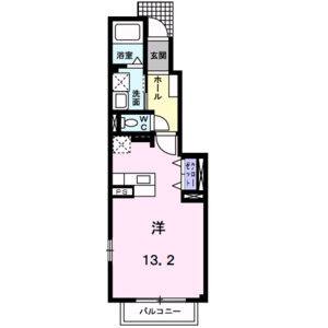 ワンルーム 間取り図