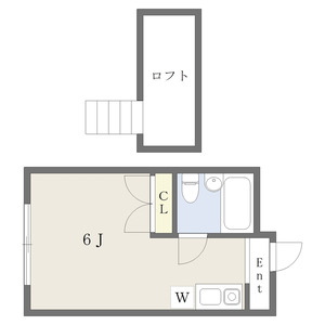 ワンルーム 間取り図