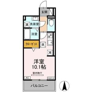 ワンルーム 間取り図
