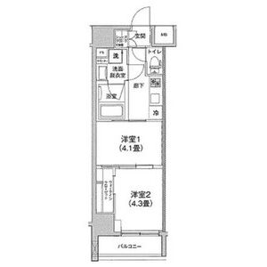 2K 間取り図