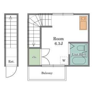 ワンルーム 間取り図