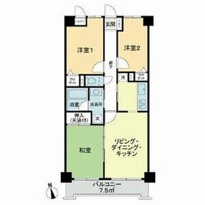 3LDK 間取り図